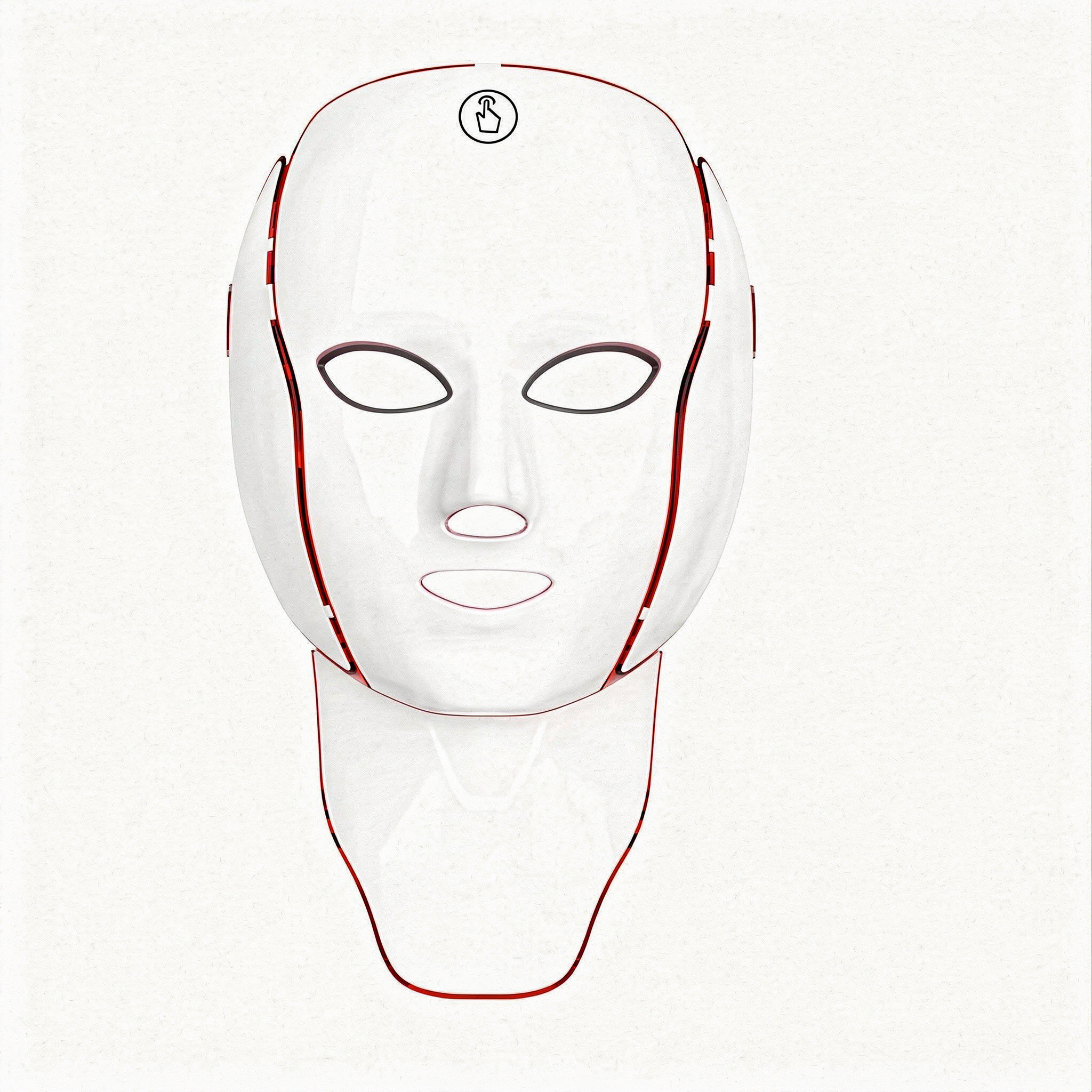 Orven Paris - Helios - Masque LED Visage et Cou Clipsable 7 Couleurs 1000 mAh